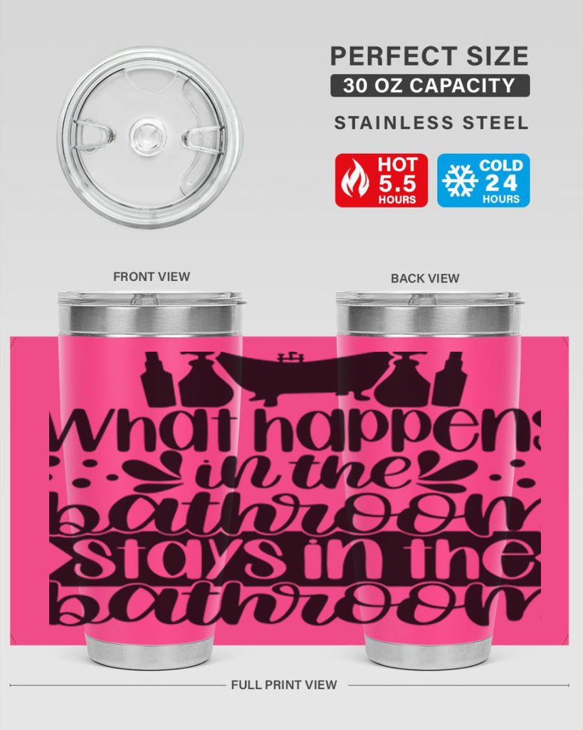 what happens in the bathroom 6#- bathroom- Tumbler