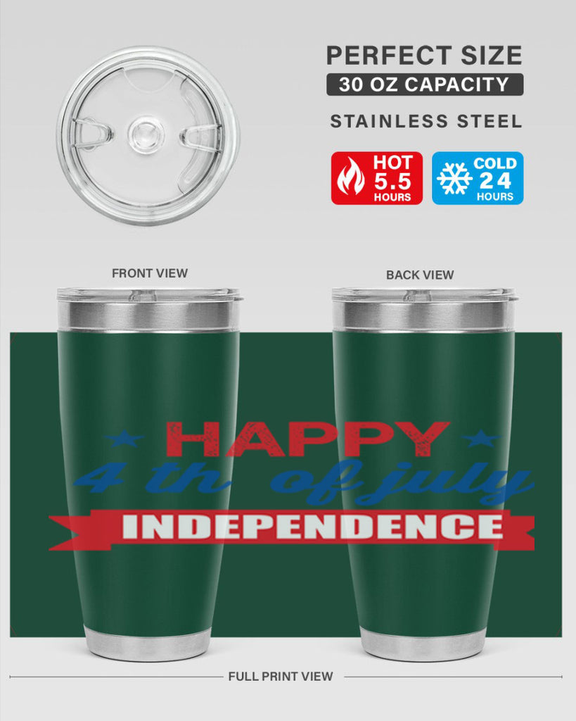 4th of july independence Style 68#- Fourt Of July- Tumbler