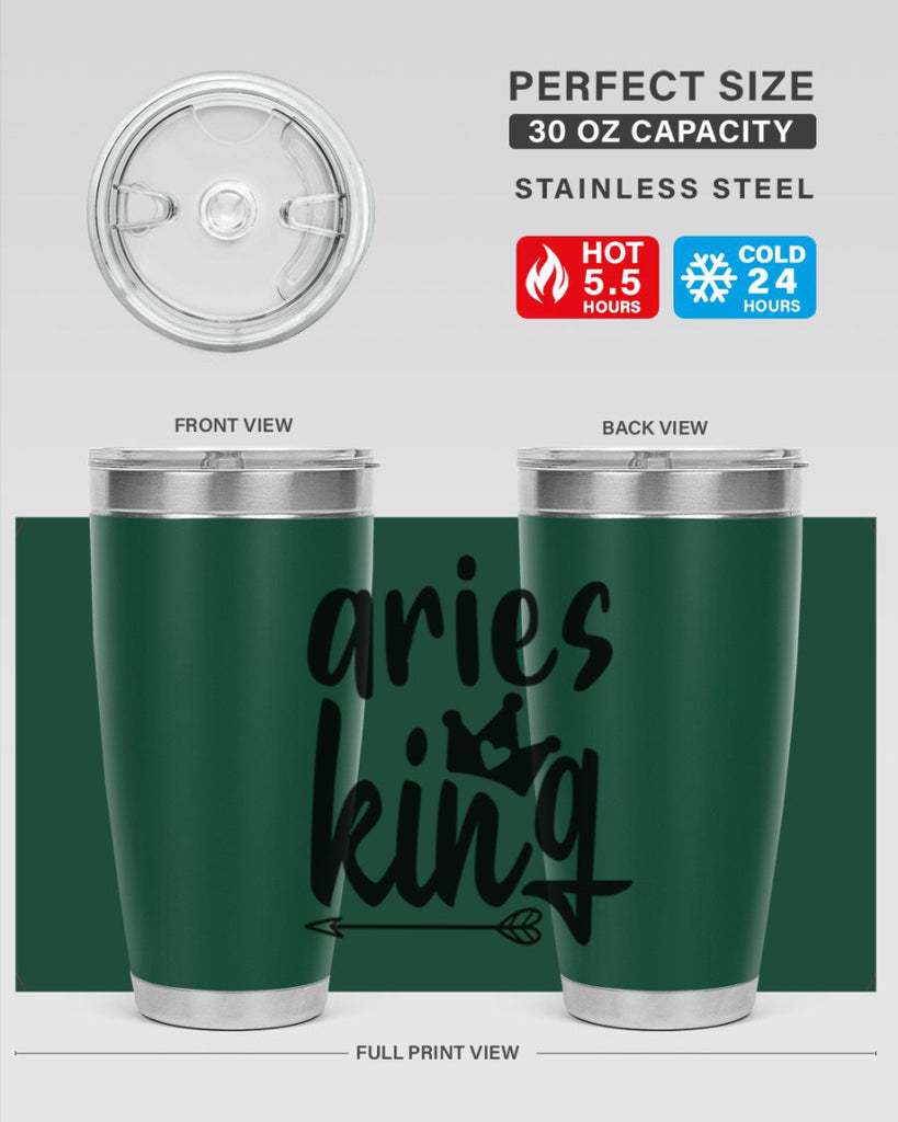 Aries king 108#- zodiac- Tumbler