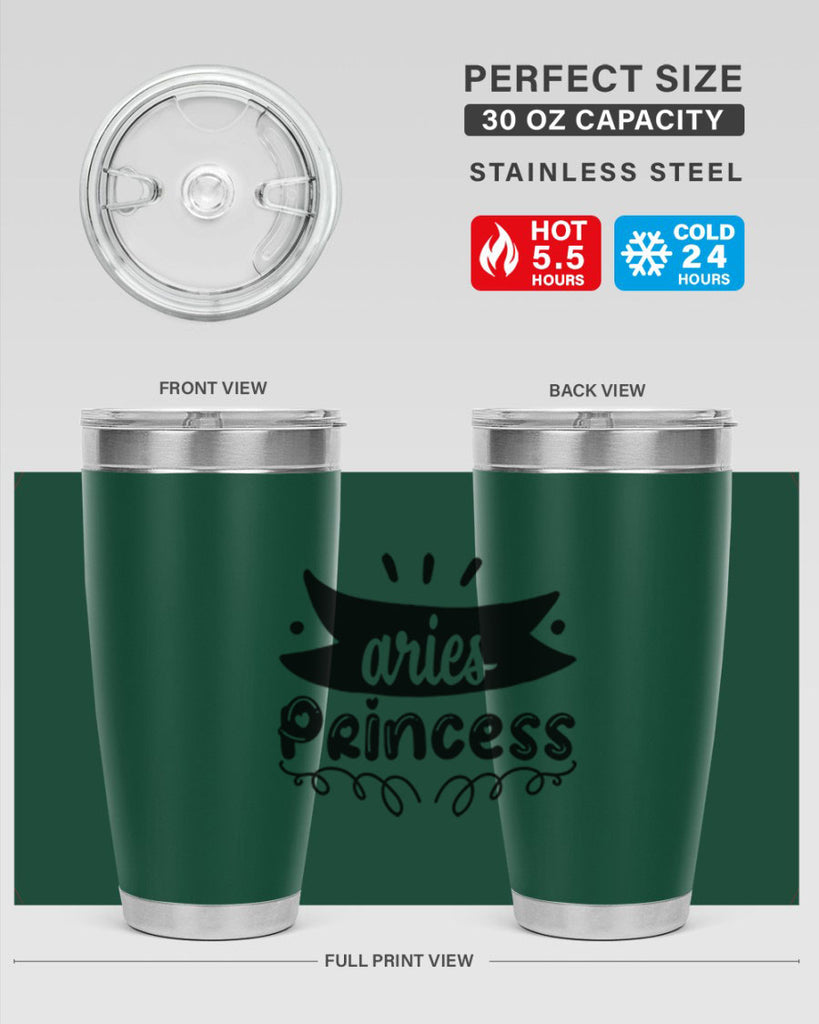 Aries princess 116#- zodiac- Tumbler