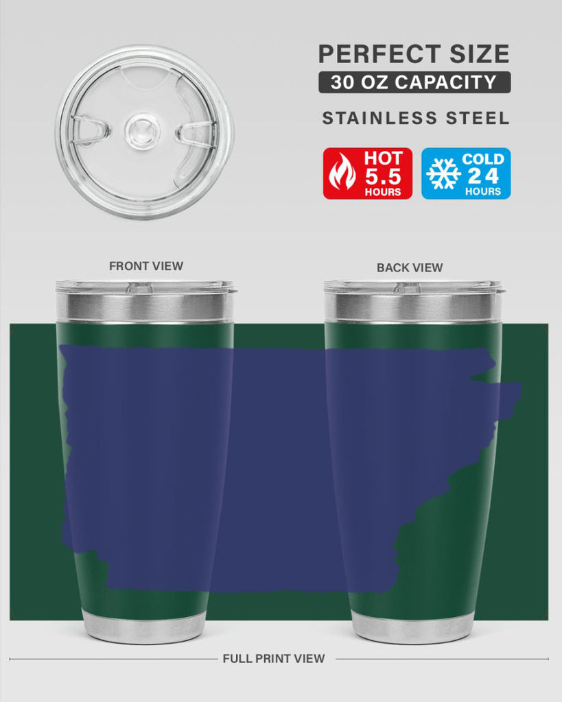 Arkansas 47#- stateflags- Tumbler