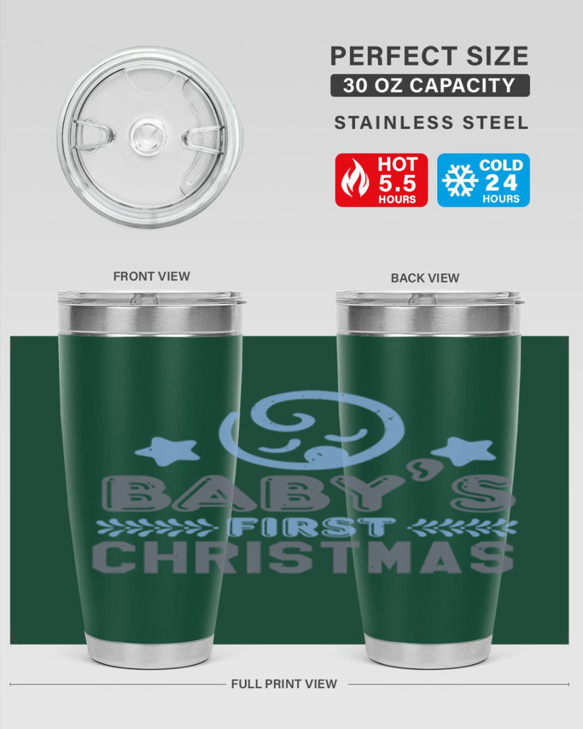 Baby First Christmas Style 2#- baby shower- tumbler
