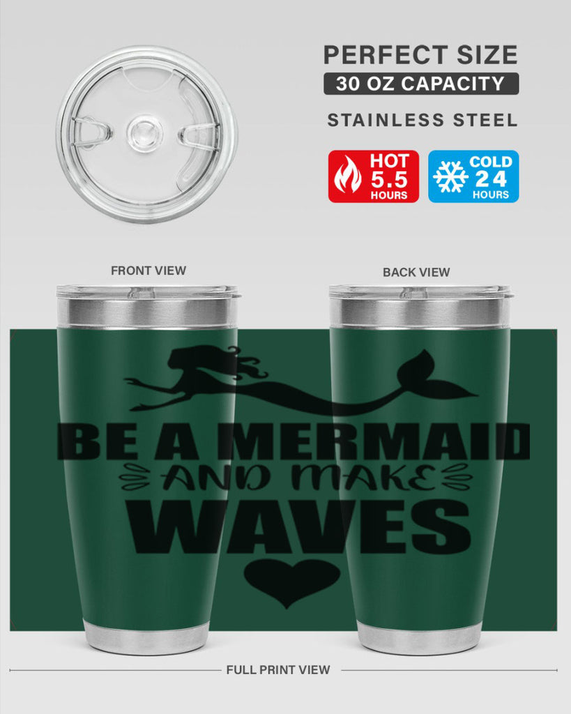 Be a Mermaid and make 53#- mermaid- Tumbler
