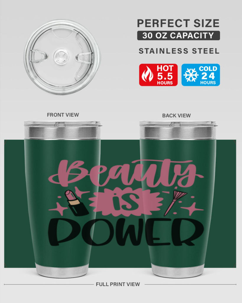 Beauty Is Power Style 135#- make up- Tumbler