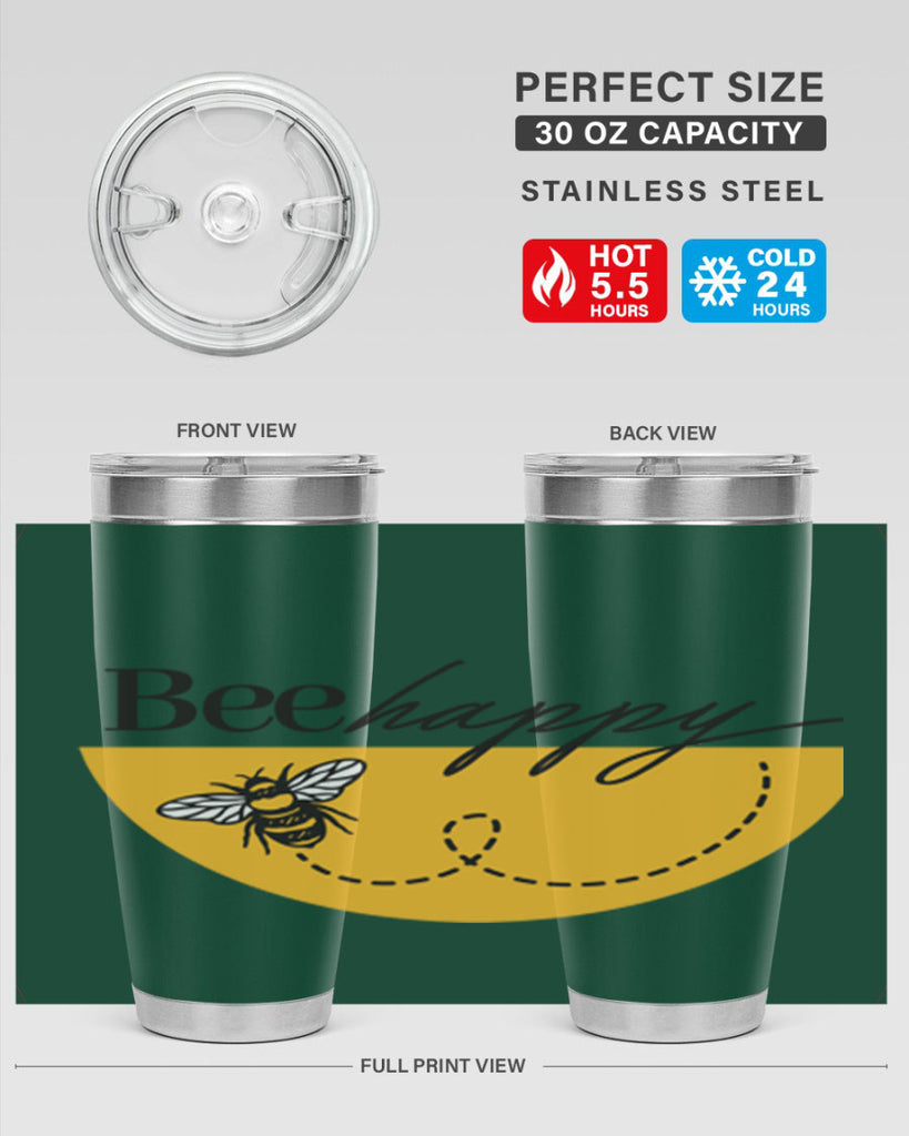 Bee Happy30#- spring- Tumbler