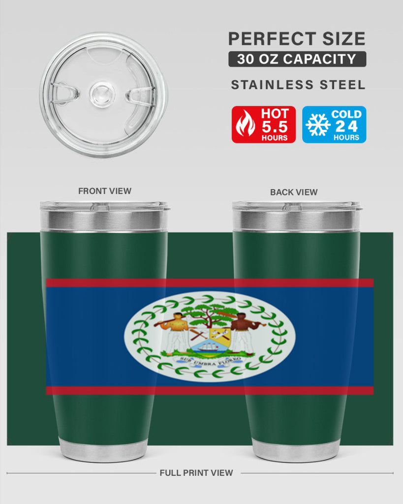 Belize 180#- world flags- Tumbler