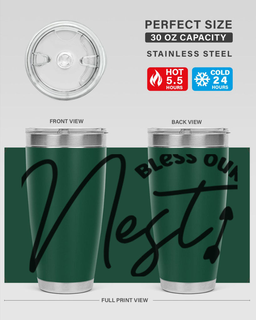 Bless Our Nest55#- spring- Tumbler
