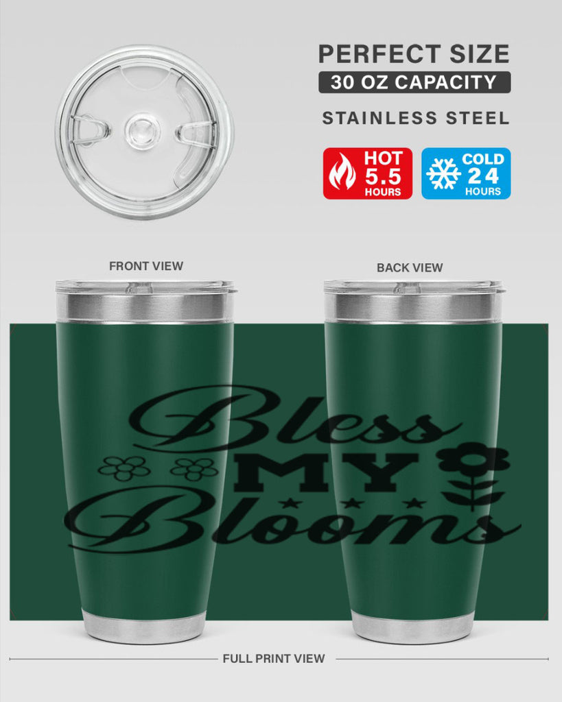 Bless my blooms  62#- spring- Tumbler