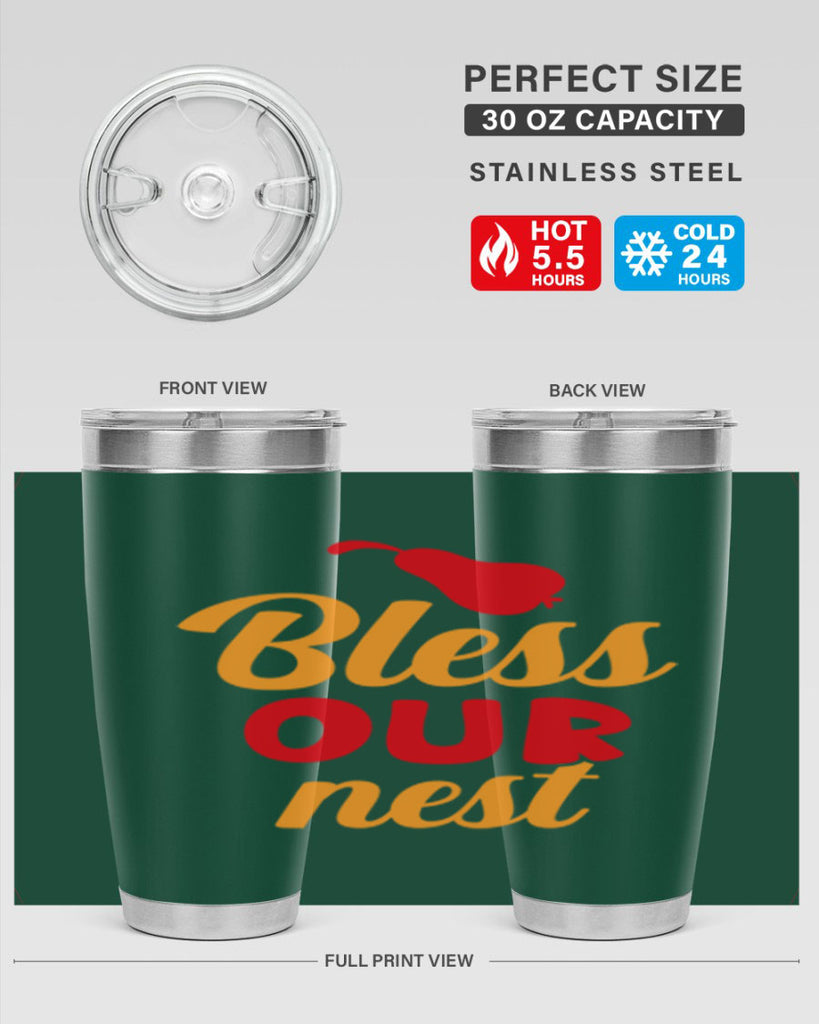 Bless our nest 53#- spring- Tumbler
