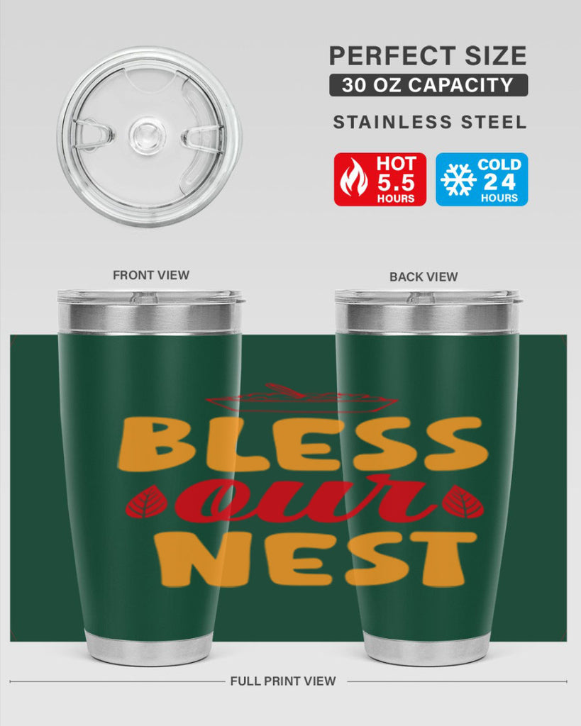 Bless our nest 54#- spring- Tumbler