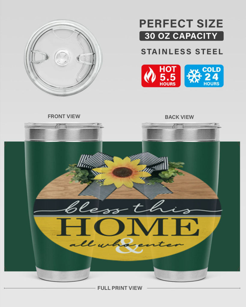 Bless this Home and all Mockup56#- spring- Tumbler