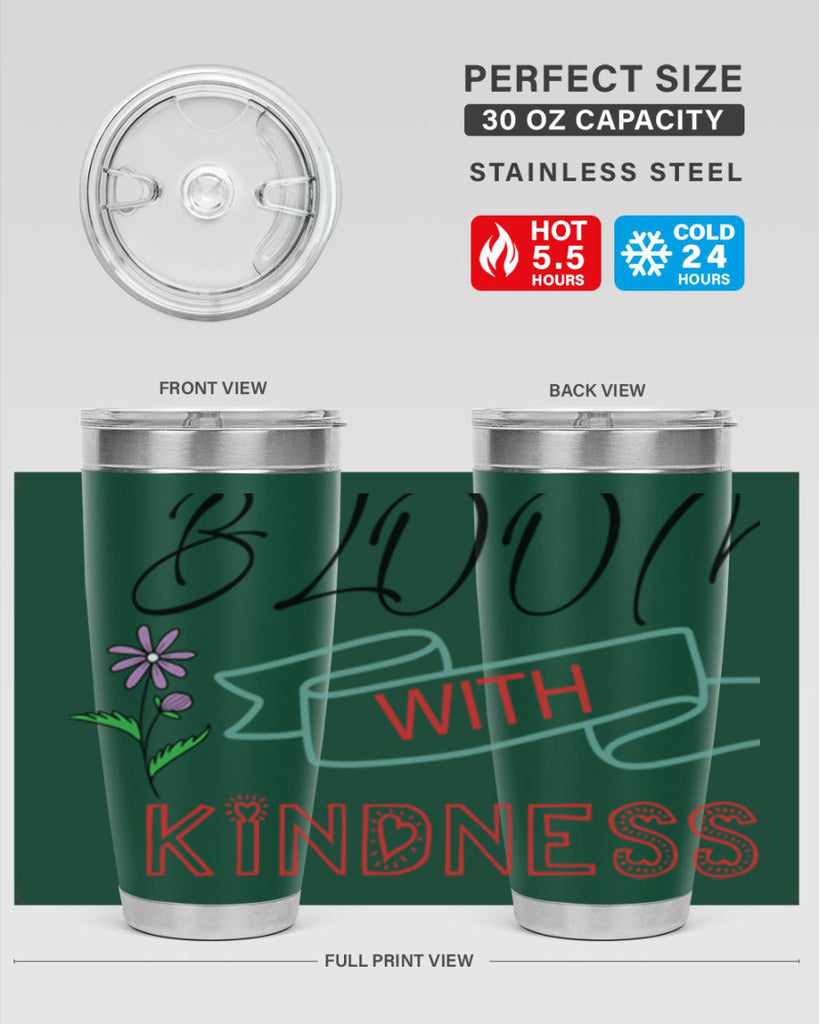Bloom with kindness  91#- spring- Tumbler