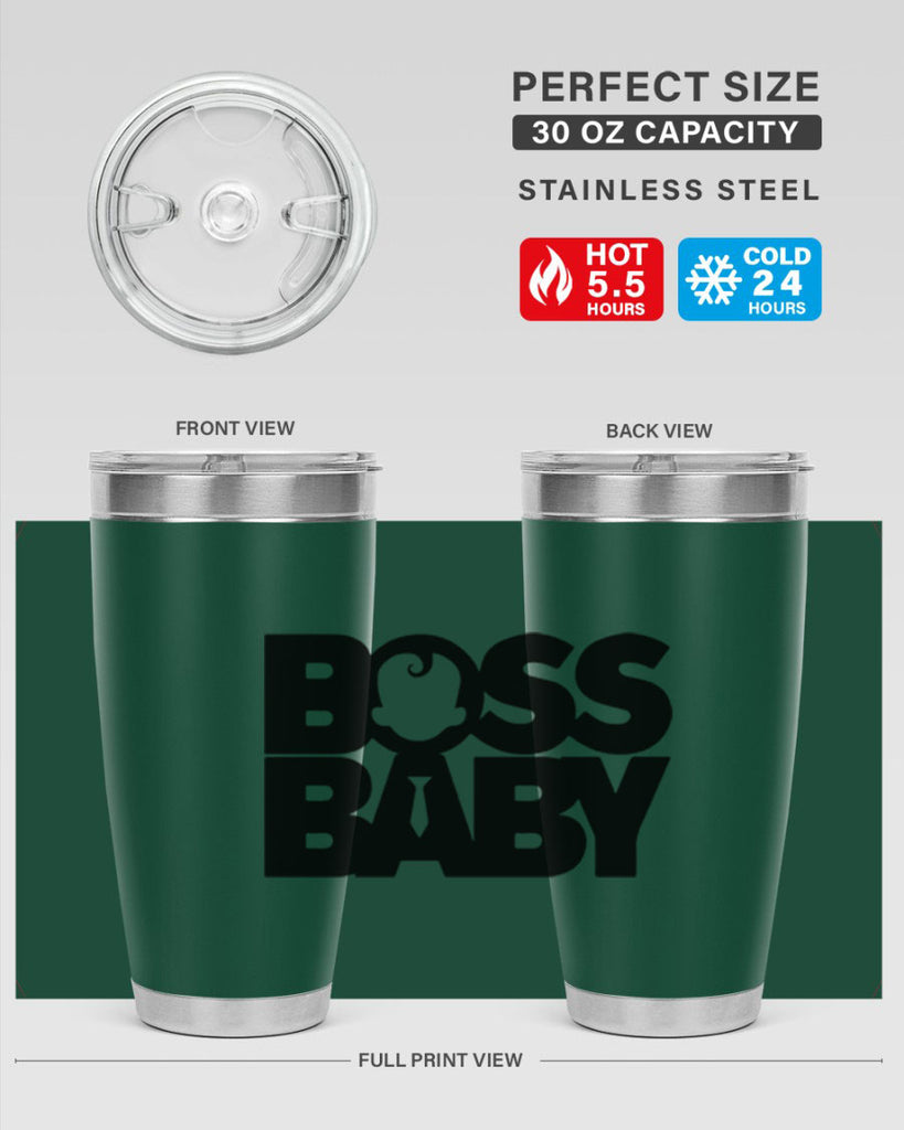 Boss Baby On Board 1#- black words phrases- Cotton Tank