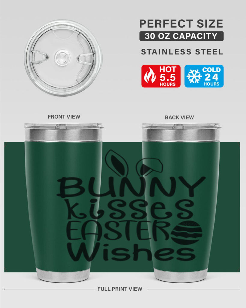 Bunny kisses easter wishes  94#- spring- Tumbler