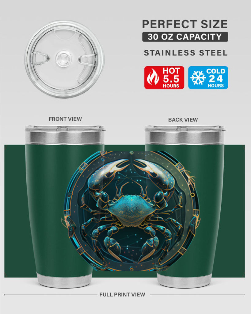 Cancer 147#- zodiac- Tumbler