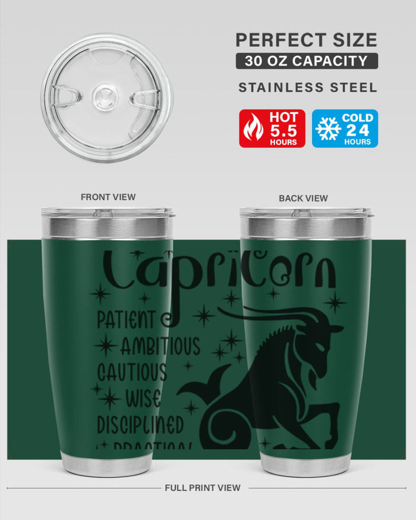 Capricorn 182#- zodiac- Tumbler