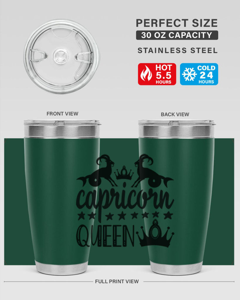 Capricorn queen 195#- zodiac- Tumbler