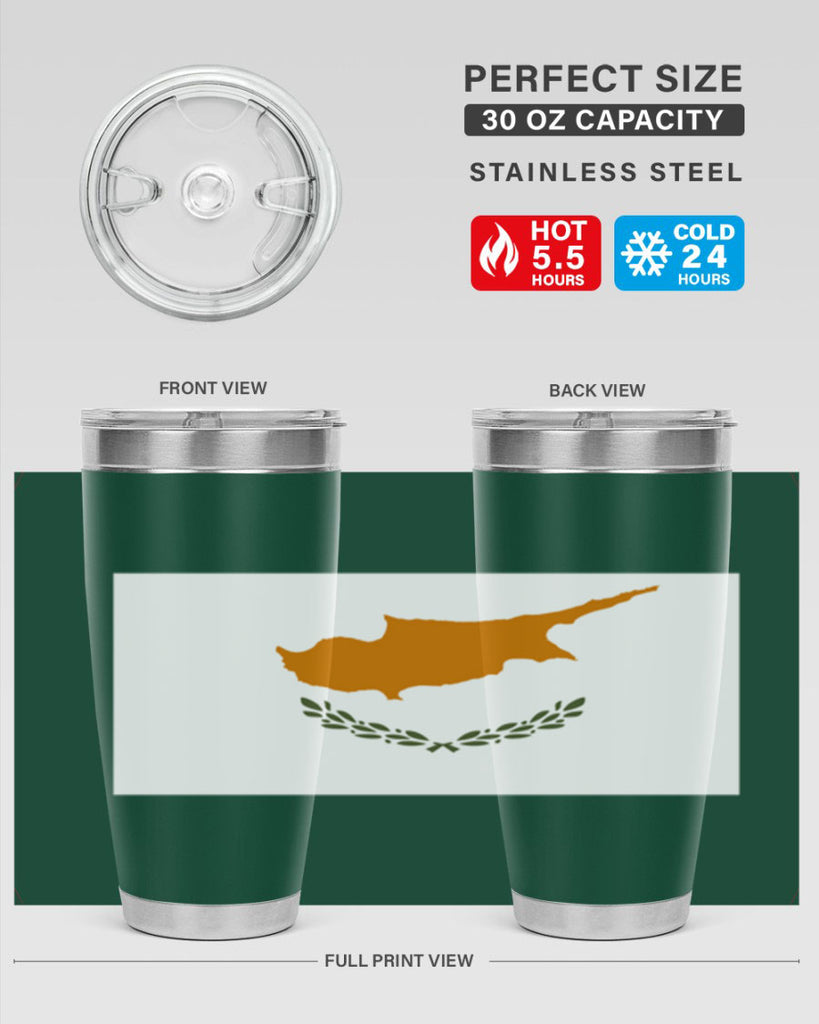 Cyprus 153#- world flags- Tumbler