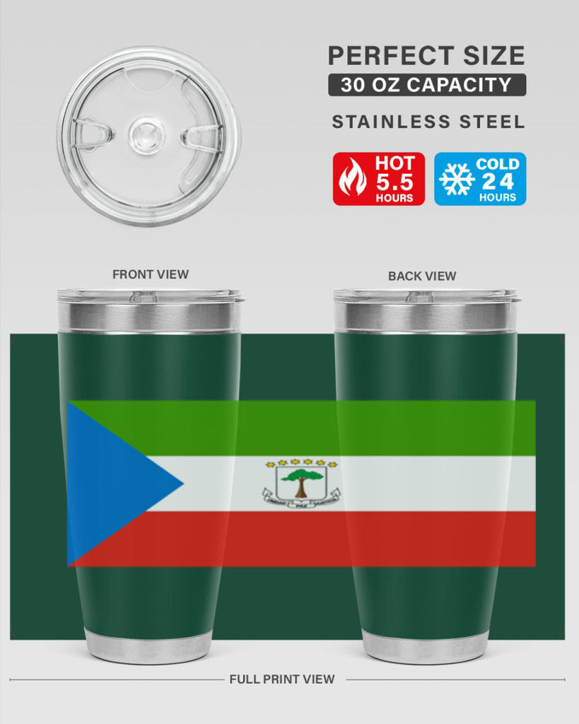Equatorial Guinea 144#- world flags- Tumbler