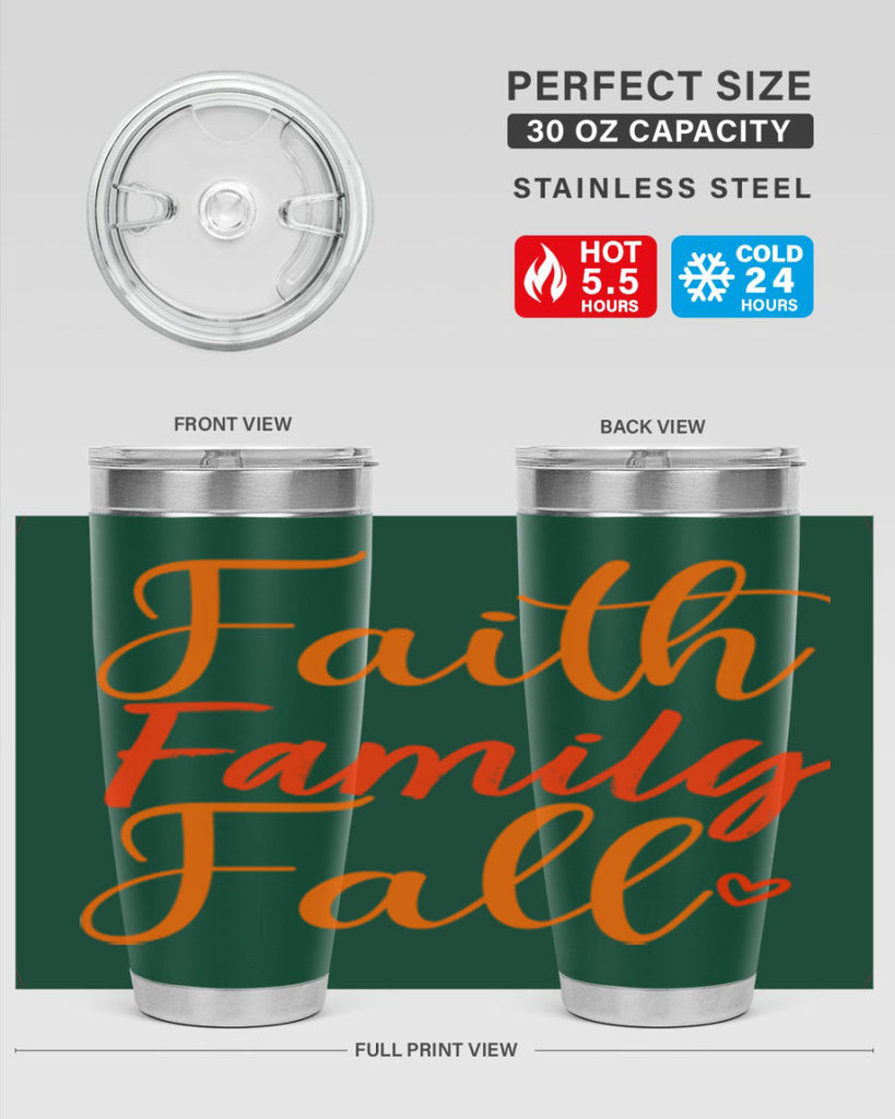 Faith Family Fall Design 81#- fall- Tumbler