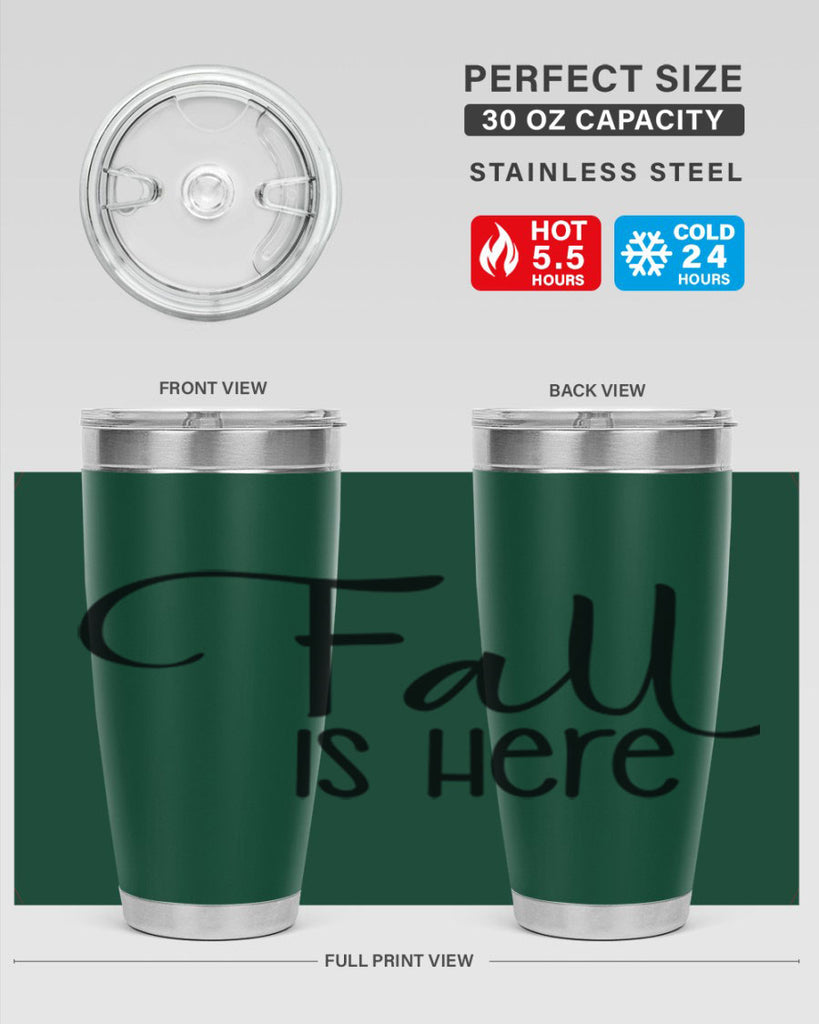 Fall Is Here 109#- fall- Tumbler