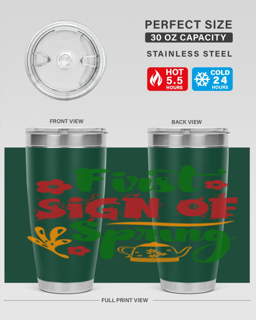 First Sign of Spring 139#- spring- Tumbler