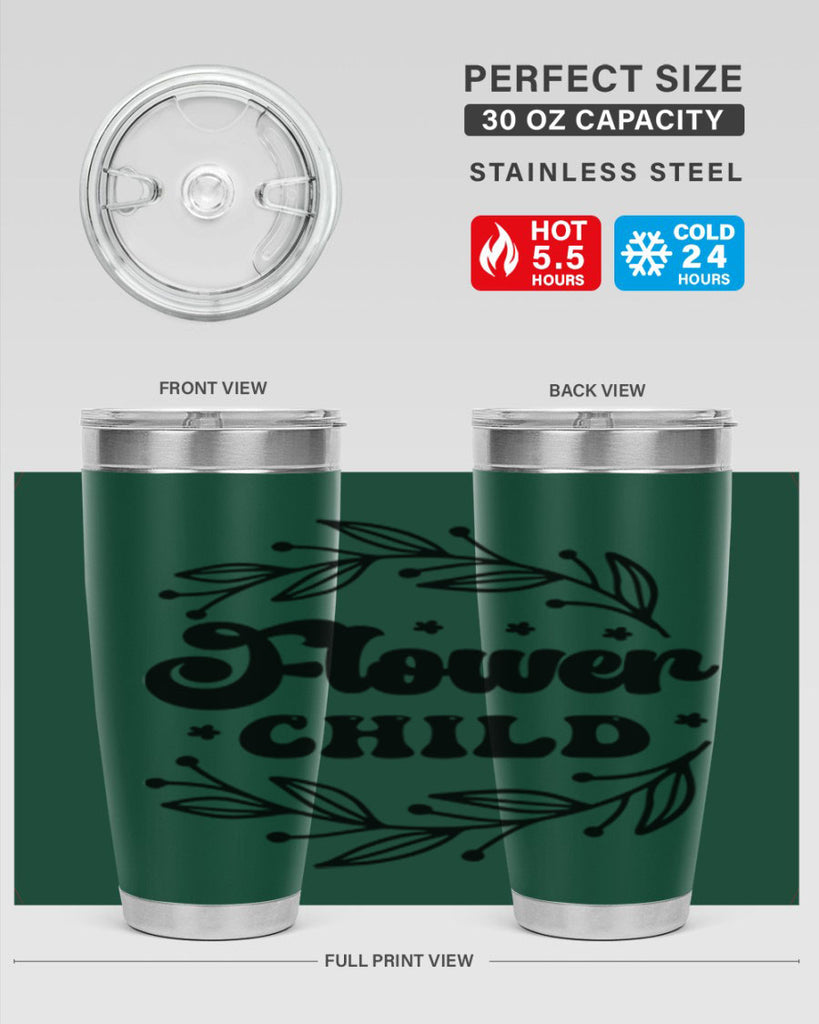 Flower child  141#- spring- Tumbler