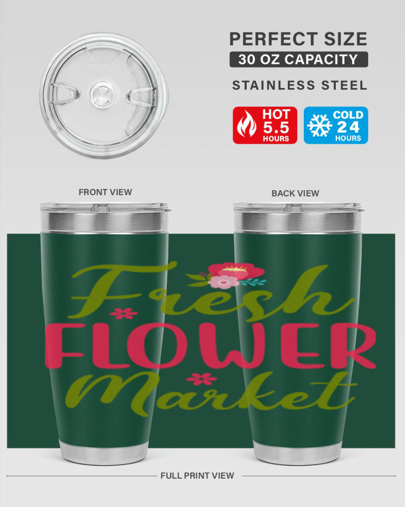 Fresh Flower Market 144#- spring- Tumbler
