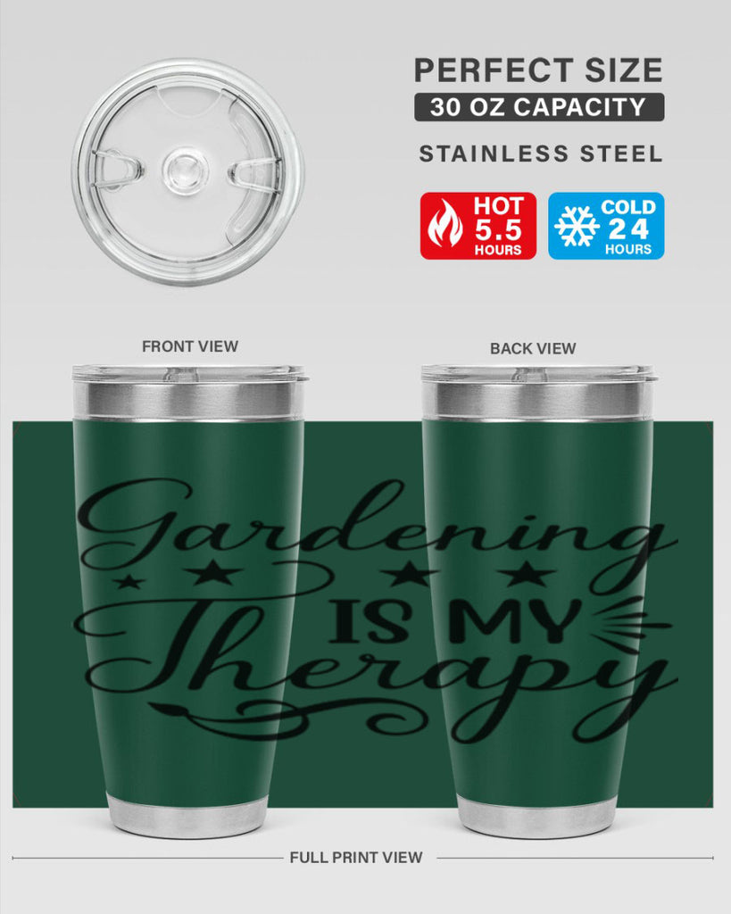 Gardening is My Therapy 145#- spring- Tumbler