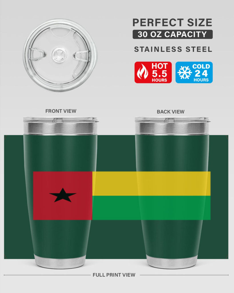 GuineaBissau 128#- world flags- Tumbler
