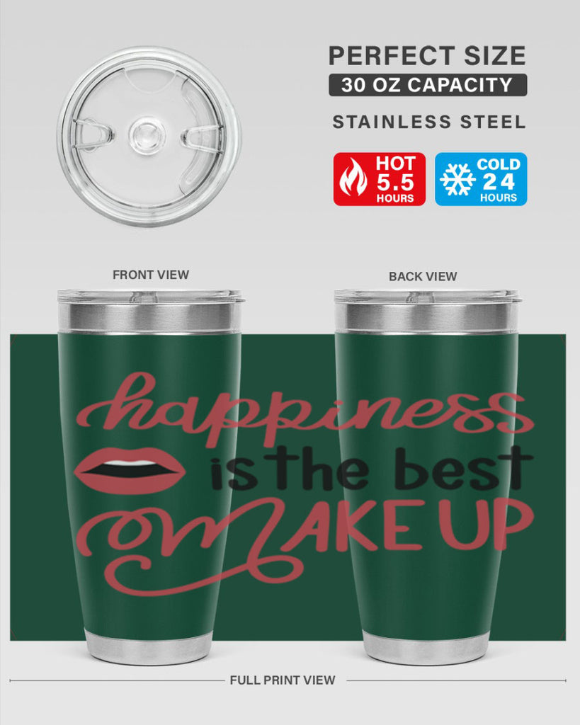Happiness is the Best Makeup Style 94#- make up- Tumbler