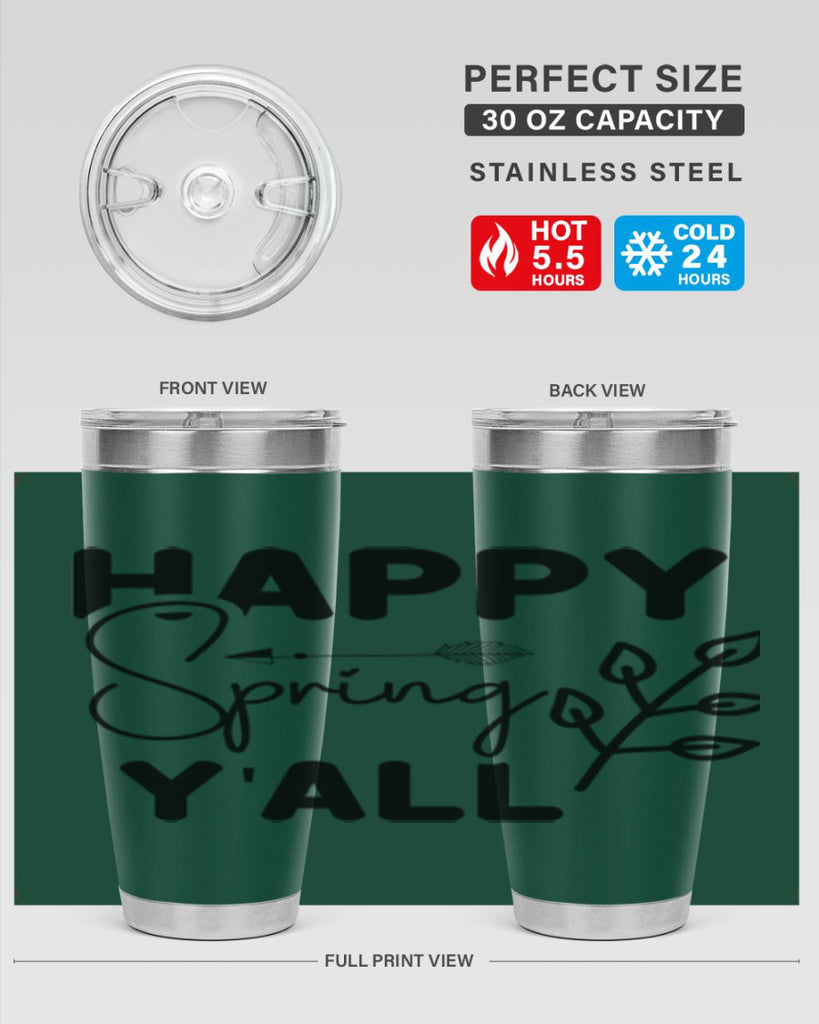 Happy Spring Yall 170#- spring- Tumbler