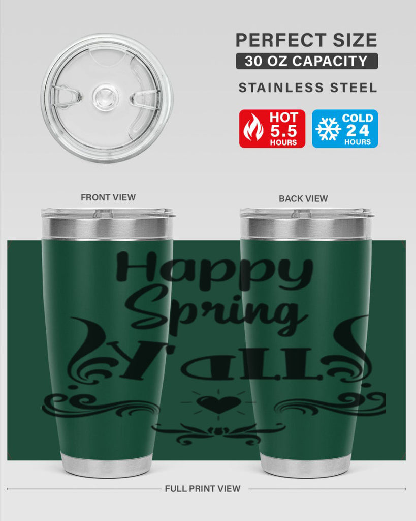 Happy Spring Yall 171#- spring- Tumbler