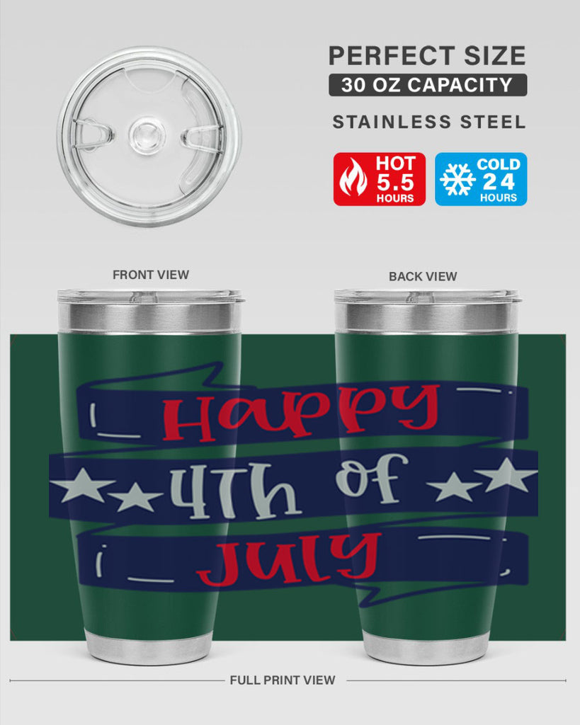 Happy th Of July Style 154#- Fourt Of July- Tumbler