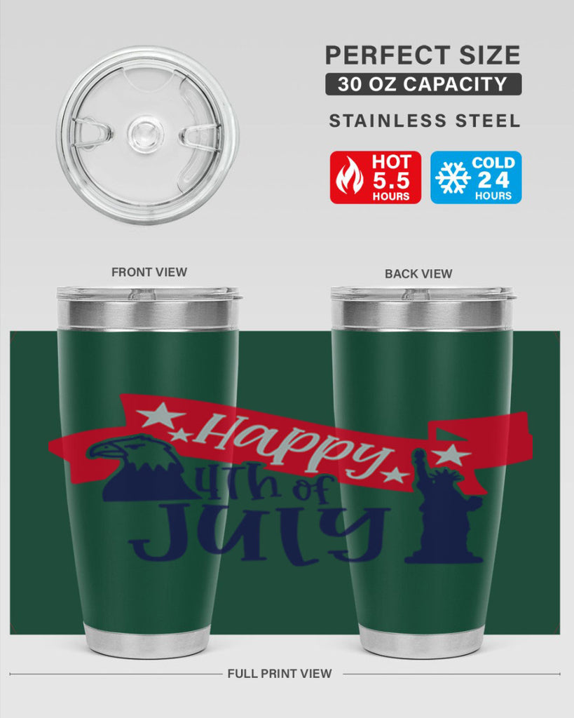 Happy th Of July Style 156#- Fourt Of July- Tumbler