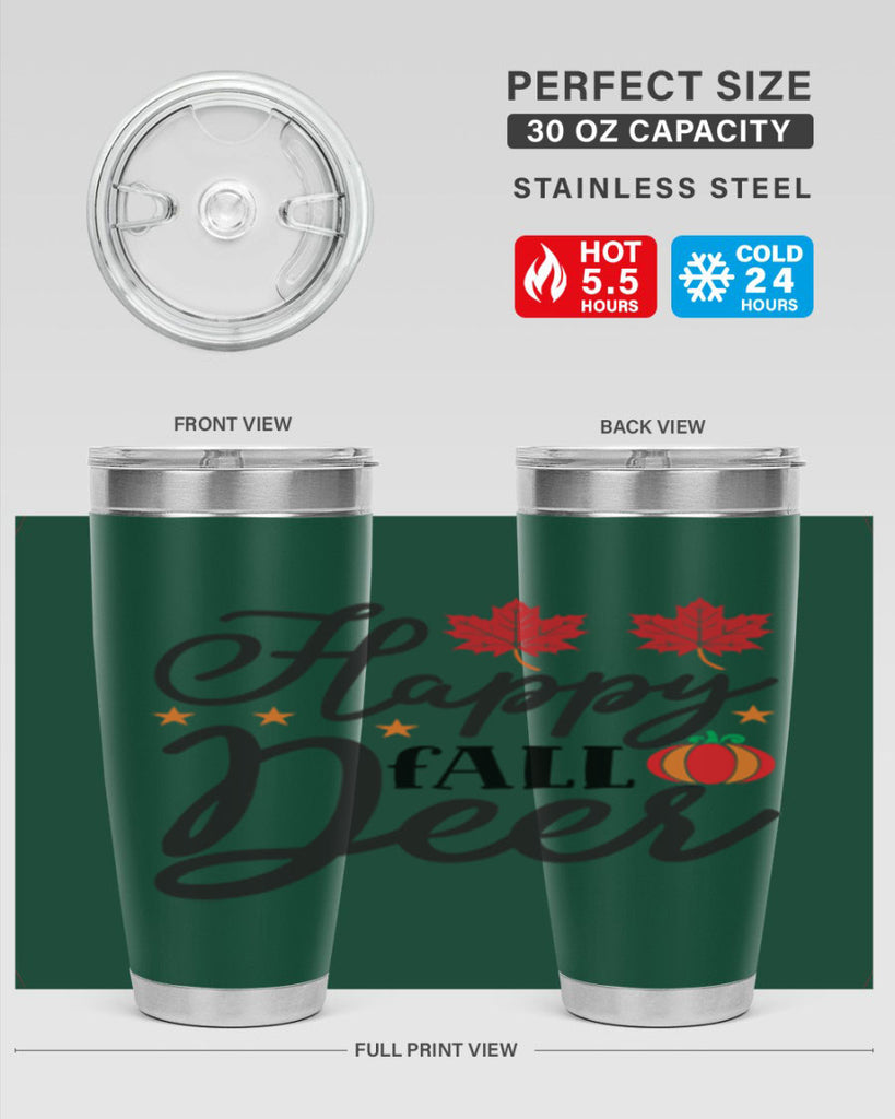 Happyfalldeer 254#- fall- Tumbler