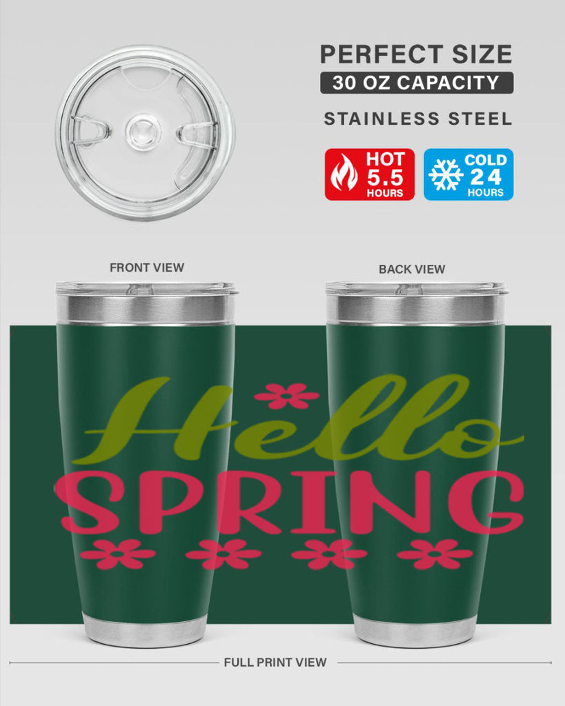 Hello Spring 213#- spring- Tumbler