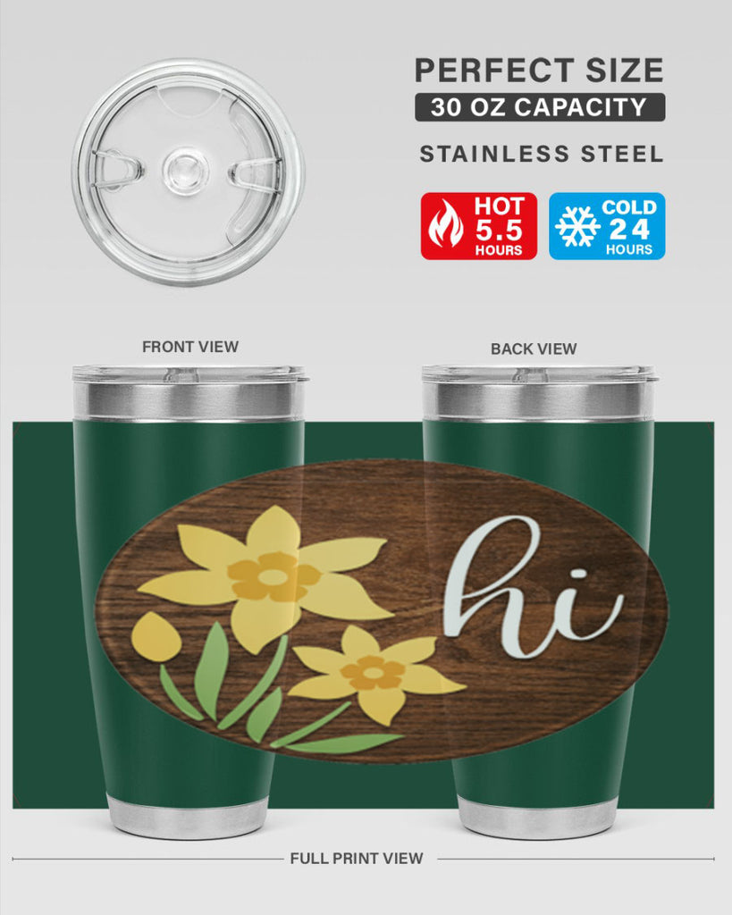 Hi daffodil flower Mockup235#- spring- Tumbler