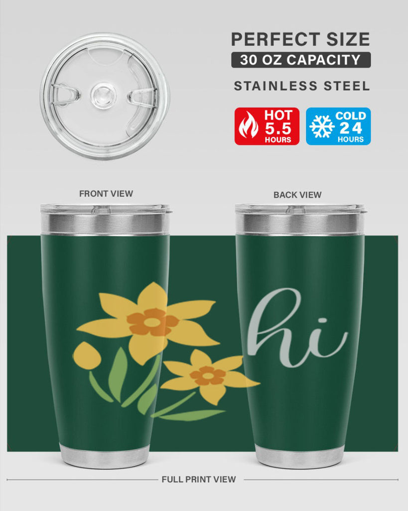 Hi daffodil flower236#- spring- Tumbler