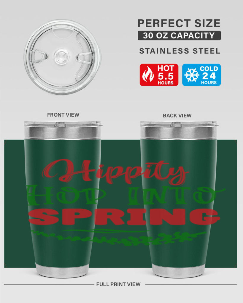 Hippity Hop into Spring 239#- spring- Tumbler