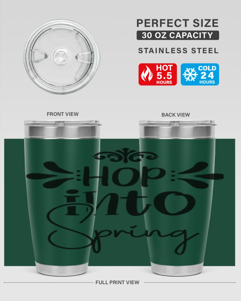 Hop into Spring 247#- spring- Tumbler