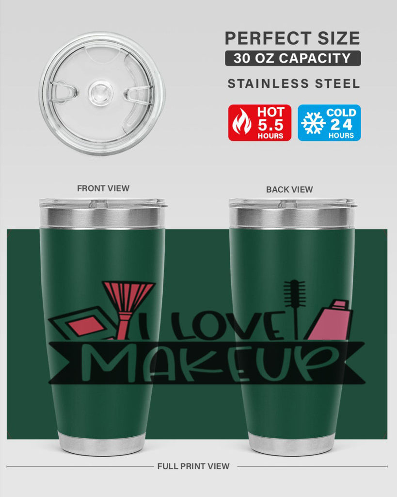 I Love Makeup Style 81#- make up- Tumbler