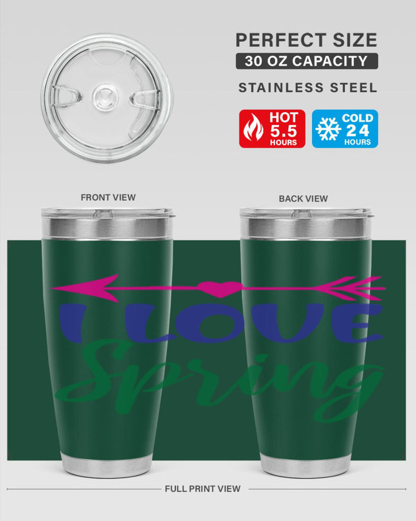 I Love Spring 272#- spring- Tumbler