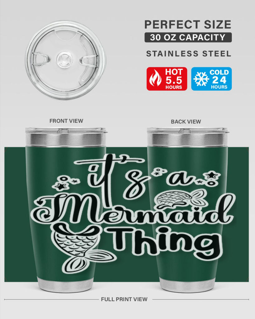 Its A Mermaid Thing 285#- mermaid- Tumbler