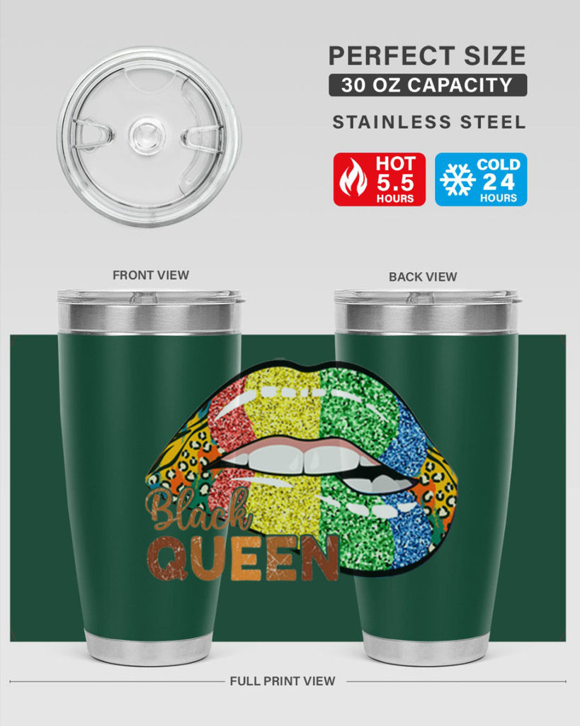 Juneteenth Black Queen Sexy Lip Png 35#- Juneteenth- tumbler