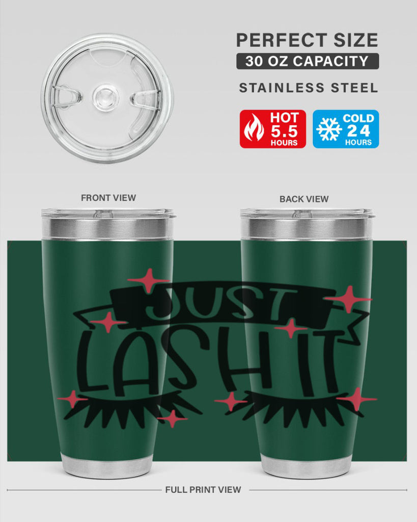 Just Lash It Style 77#- make up- Tumbler