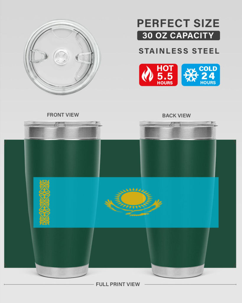 Kazakhstan 111#- world flags- Tumbler