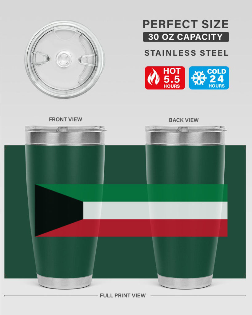 Kuwait 107#- world flags- Tumbler
