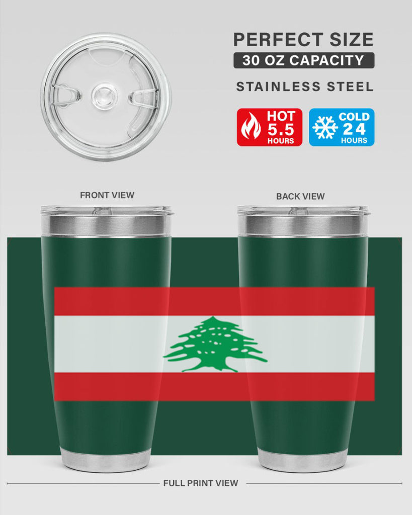 Lebanon 103#- world flags- Tumbler