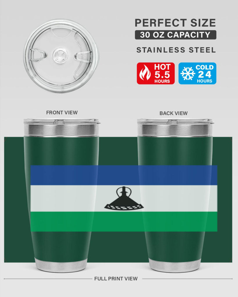 Lesotho 102#- world flags- Tumbler